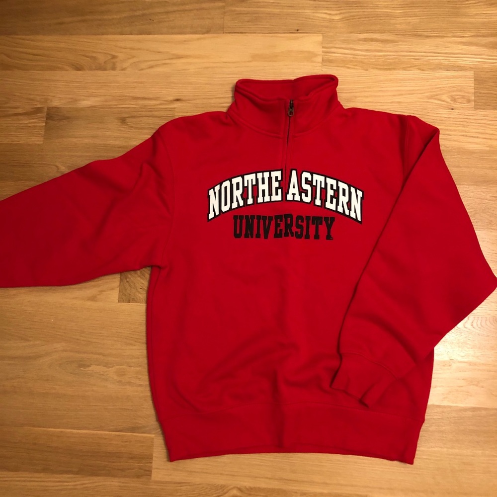 Northwestern university half zip